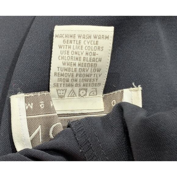 Vintage 90s Pants Gray Pleated Waist Wide Legs Misses Size L Norton McNaughton - Picture 5 of 5